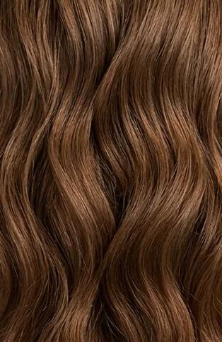 Wavy hair, close up
