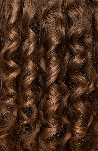 Curly hair, close up