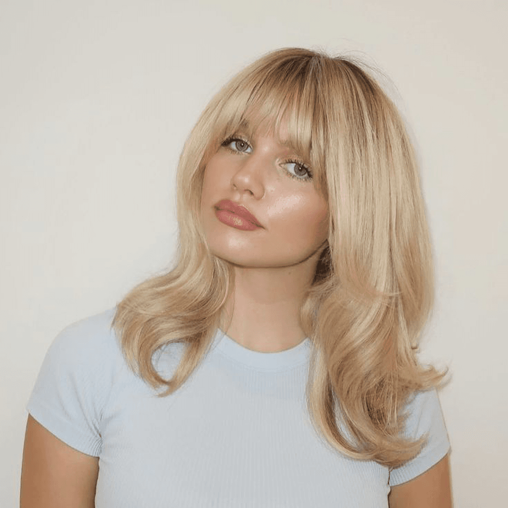Bombshell Bangs hairstyle