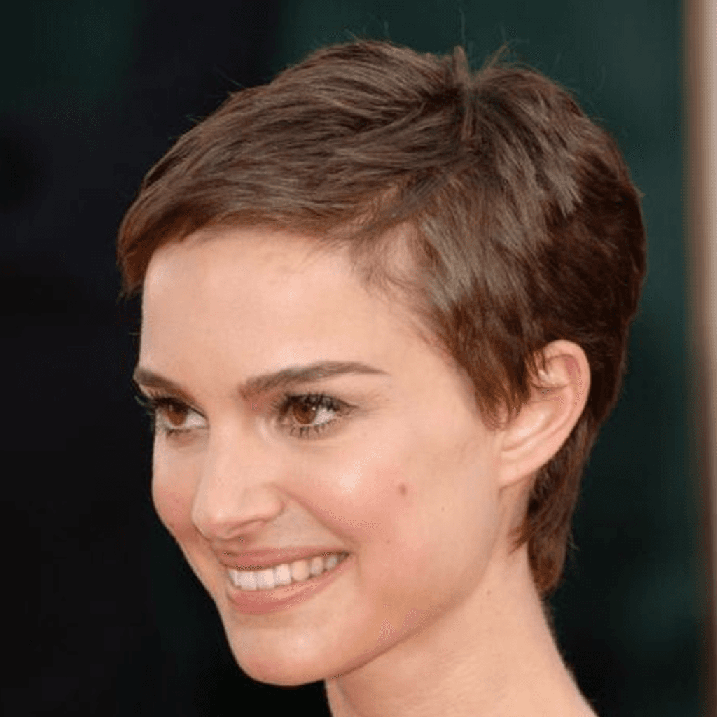 Classic Brown Pixie hairstyle