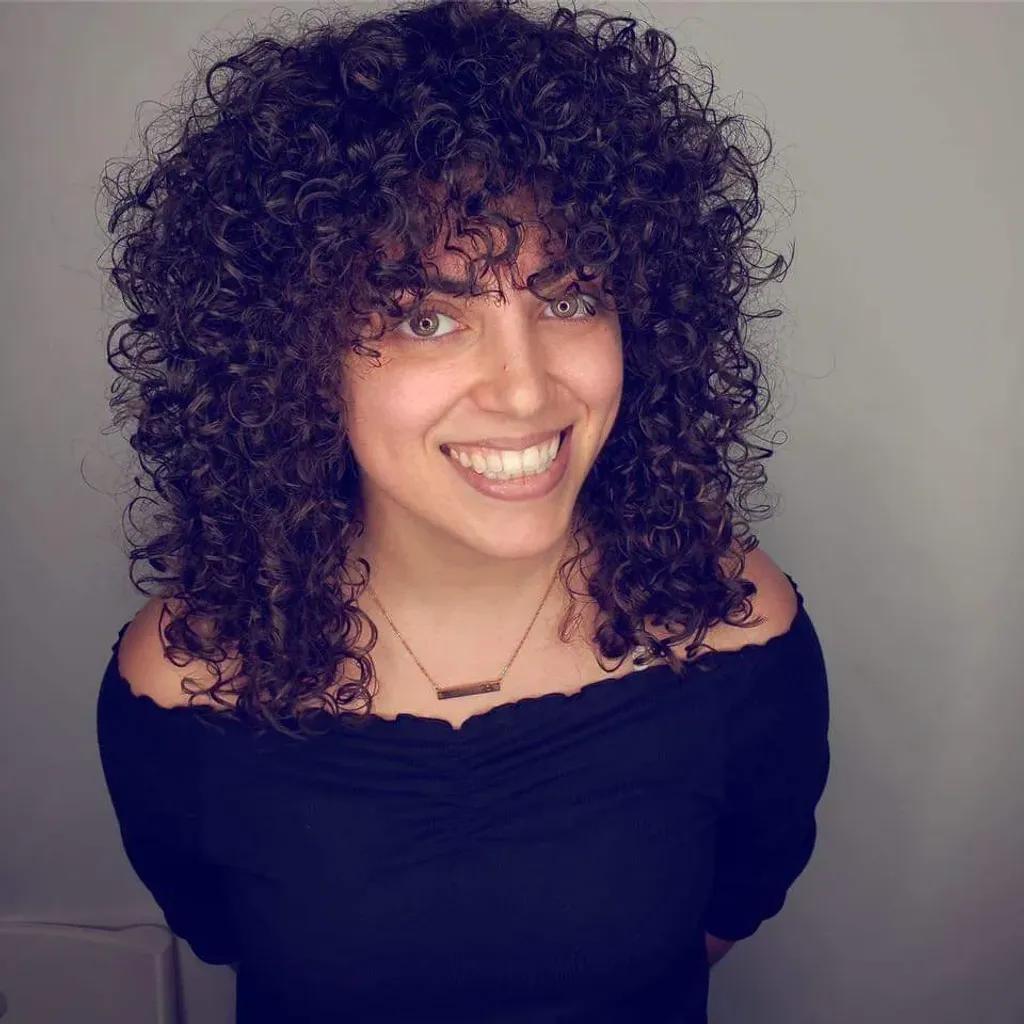 Curly Shag hairstyle