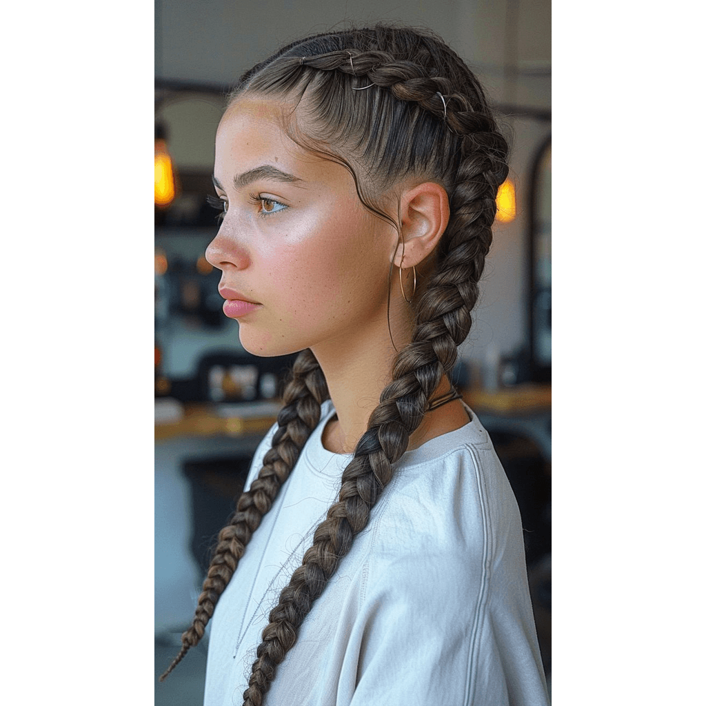 Double Dutch Braids hairstyle