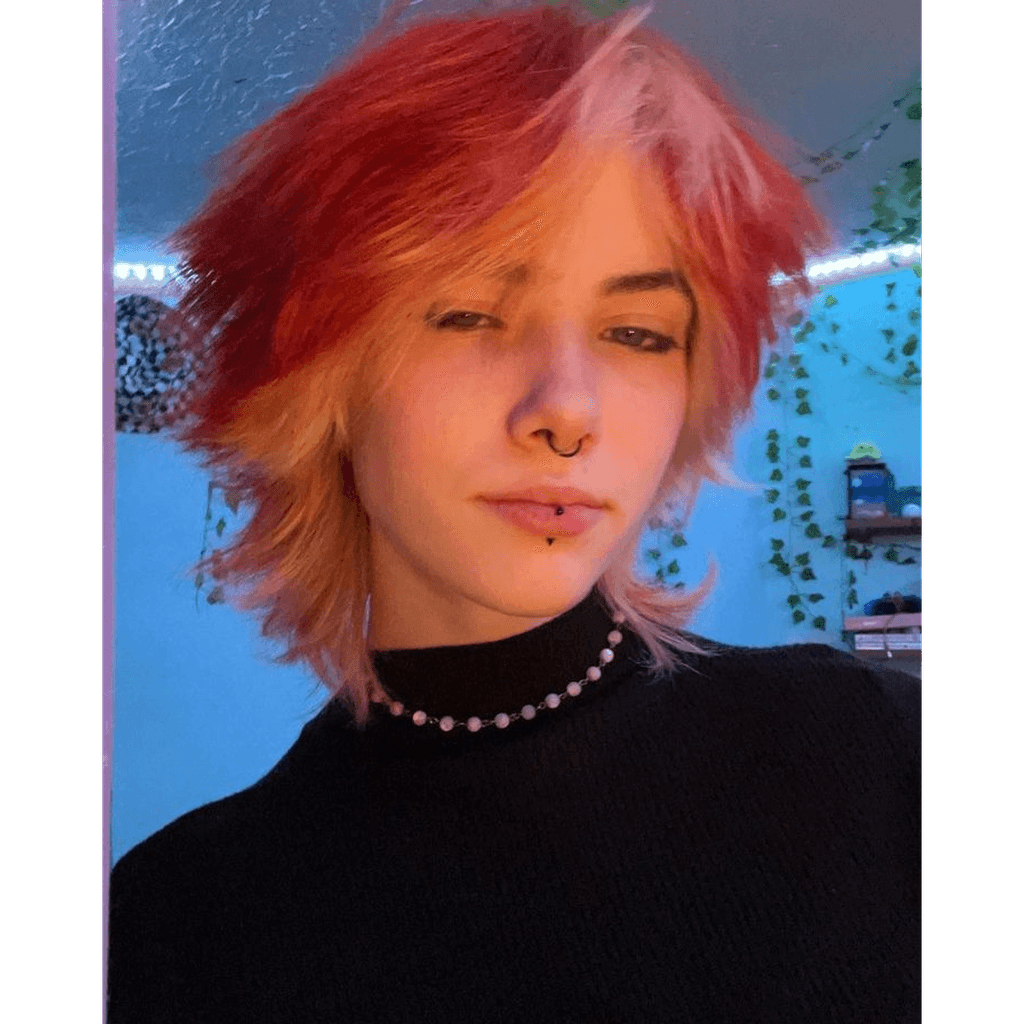 E-Girl Shag hairstyle