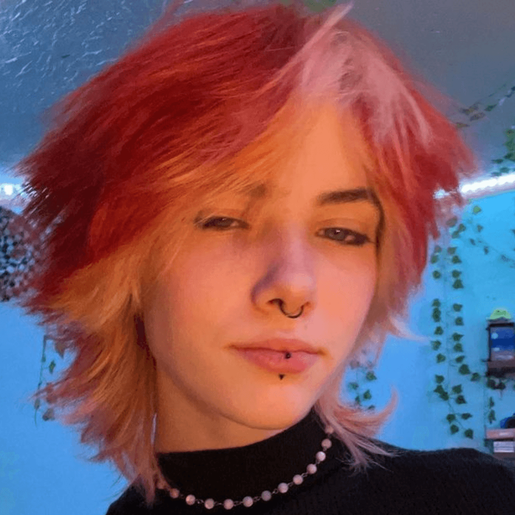 E-Girl Shag hairstyle