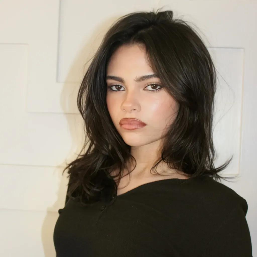 Soft Layered Waves hairstyle