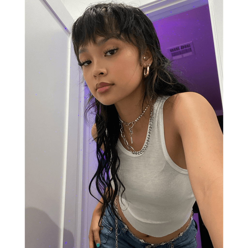 Modern Black Mullet hairstyle