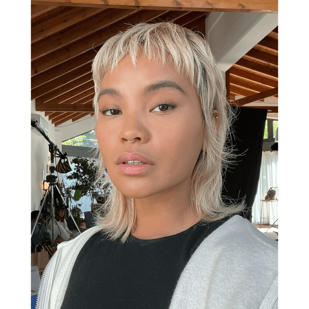 Blonde Modern Mullet