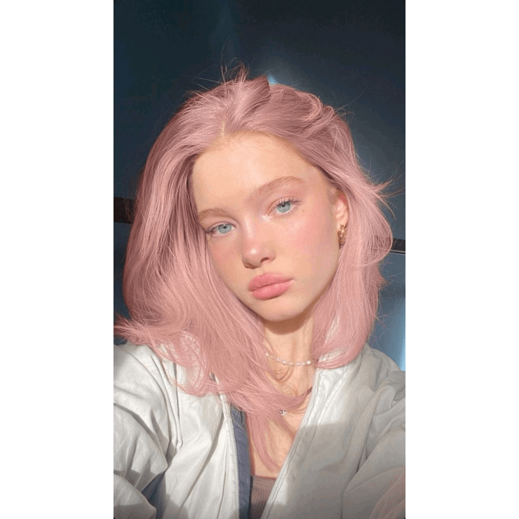 Soft Pink Waves hairstyle