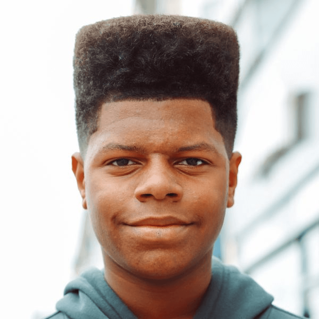 Afro Flat Top Fade hairstyle