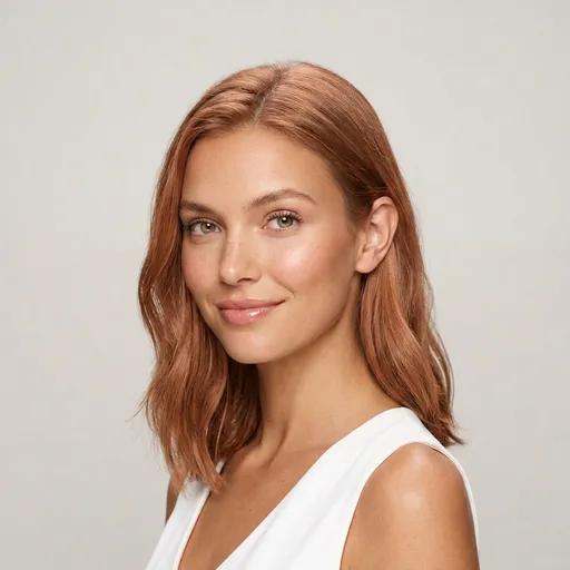 Soft Copper hairstyle