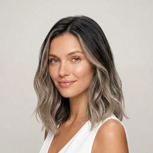 Ash Balayage hairstyle