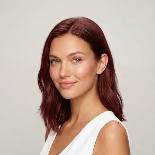 Wine Red hairstyle