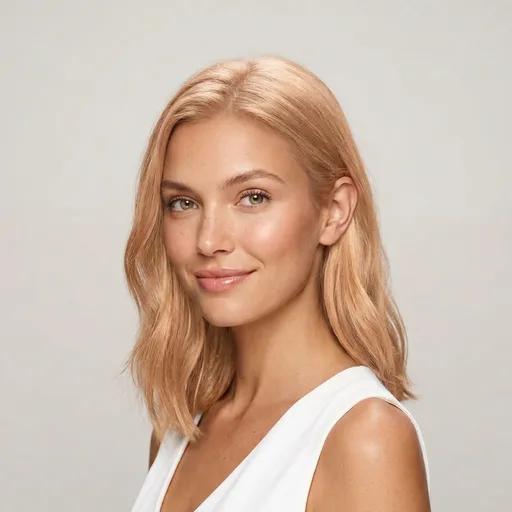 Apricot Blonde hairstyle