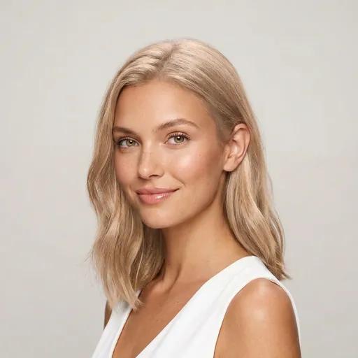 Champagne Blonde hairstyle