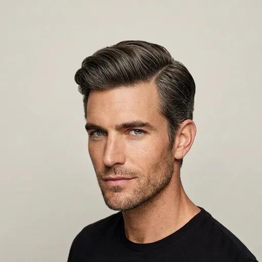 Classic Side Part hairstyle