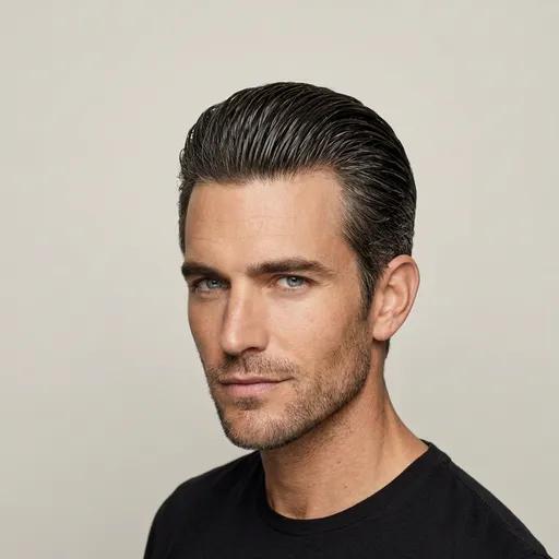 Slick Back hairstyle
