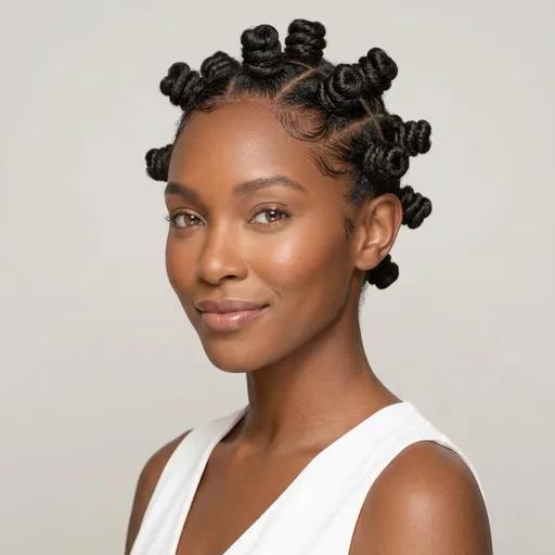 Bantu Knots hairstyle