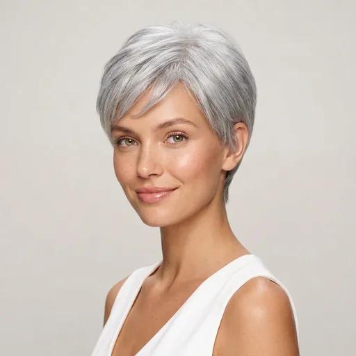 Silver Pixie hairstyle