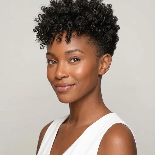 Curly Tapered Cut hairstyle