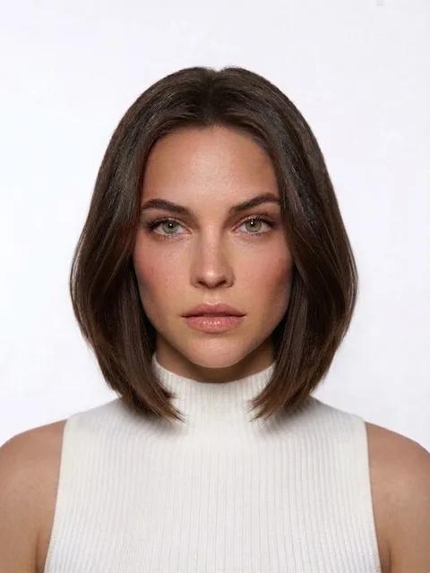 A-line bob, a hairstyle that slims the face