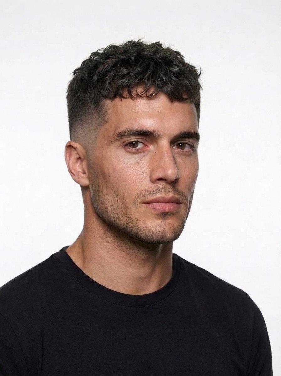 Fade + Textured Crop hairstyle