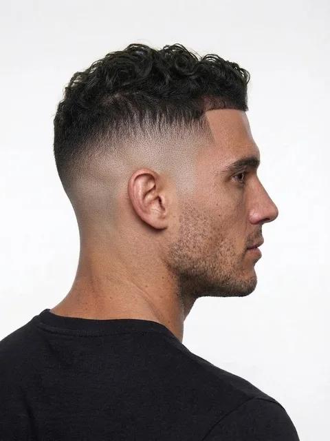 High Fade, a haircut for a man with a round face