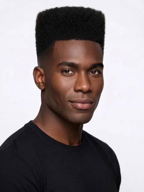 High Top Fade, a haircut for a man with a square face