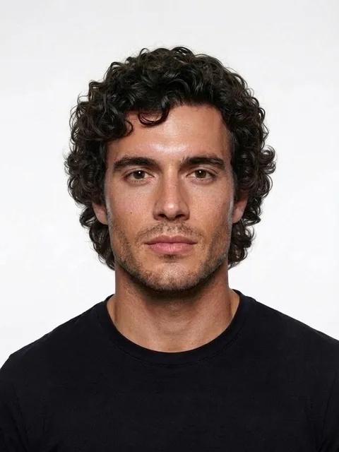 Medium curly
