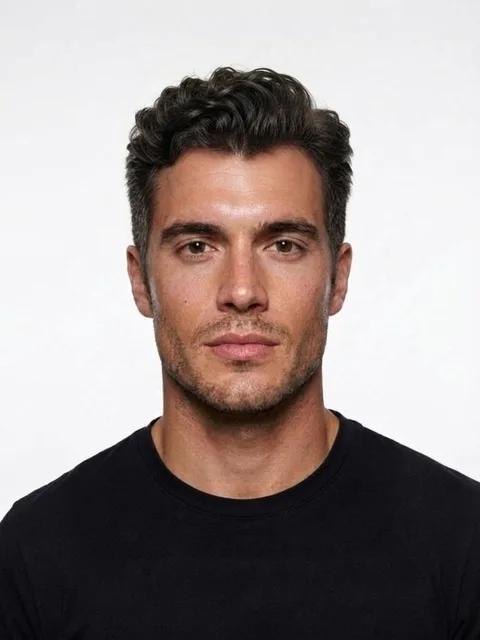 A modern pompadour: height on top
