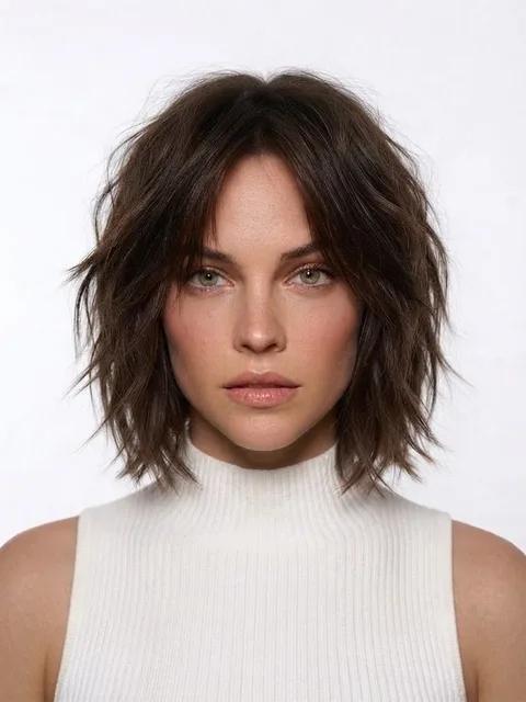 Shaggy bob