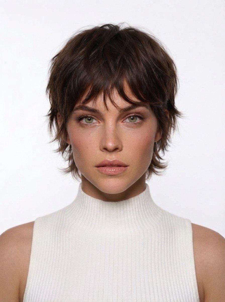 Shaggy Pixie hairstyle
