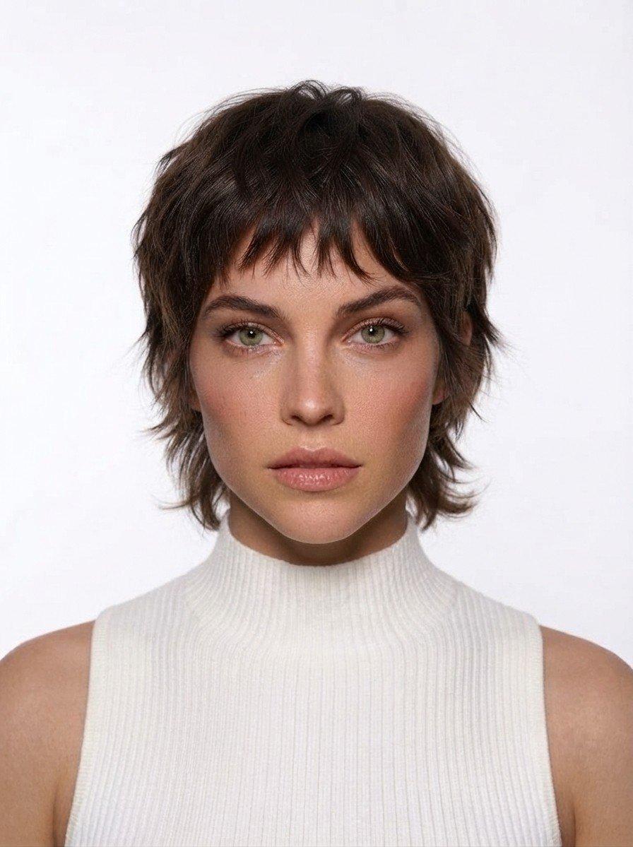 Short Wolf Cut hairstyle