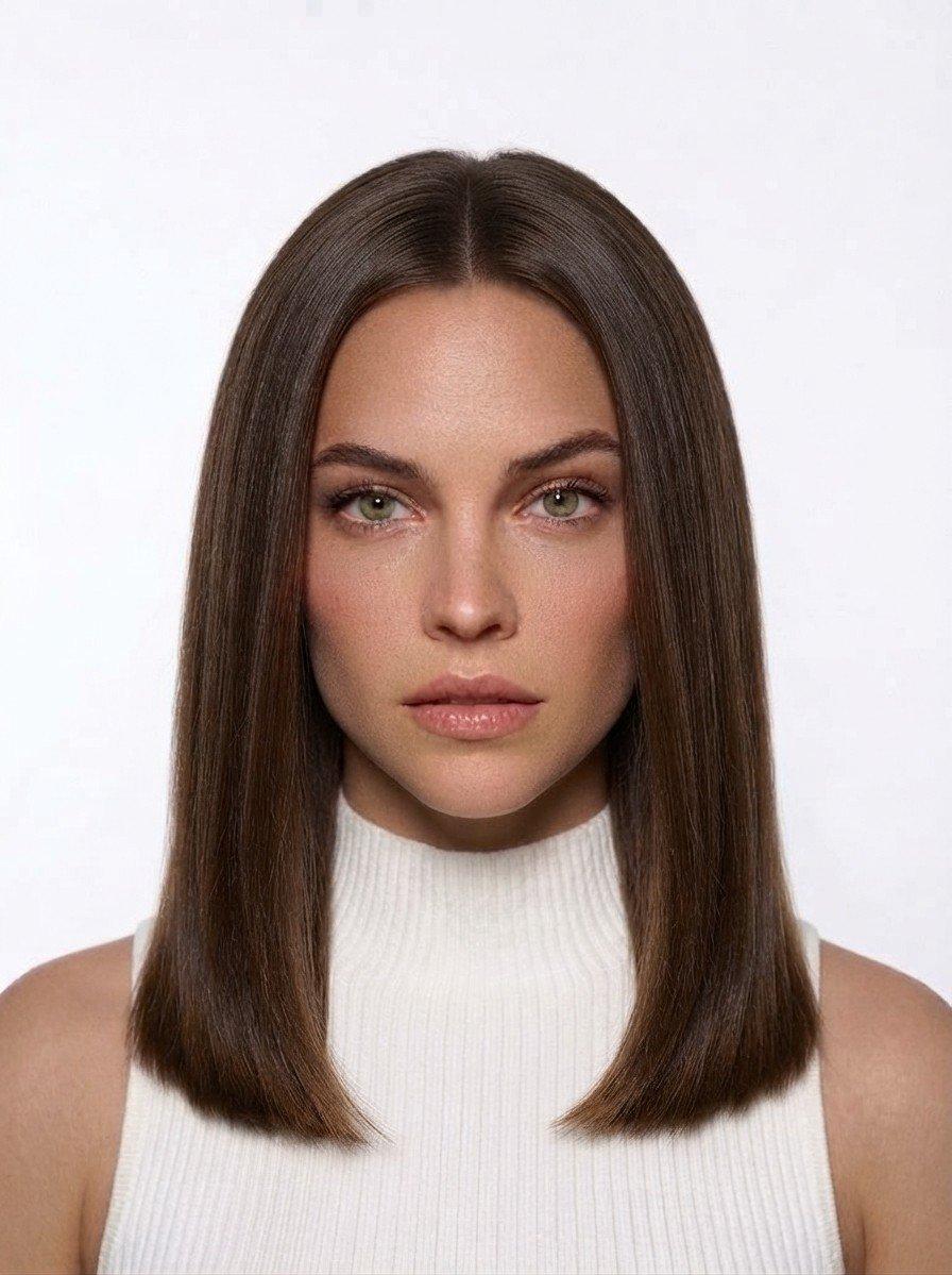 Sleek Straight hairstyle