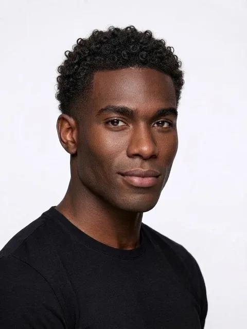 Sponge Curls, a haircut for a man with curly hair