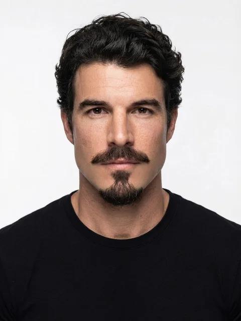 Van Dyke Beard, a beard for a round face
