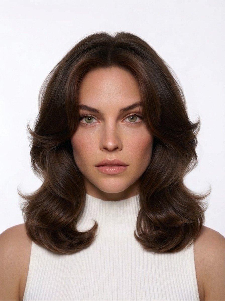 Voluminous Blowout hairstyle