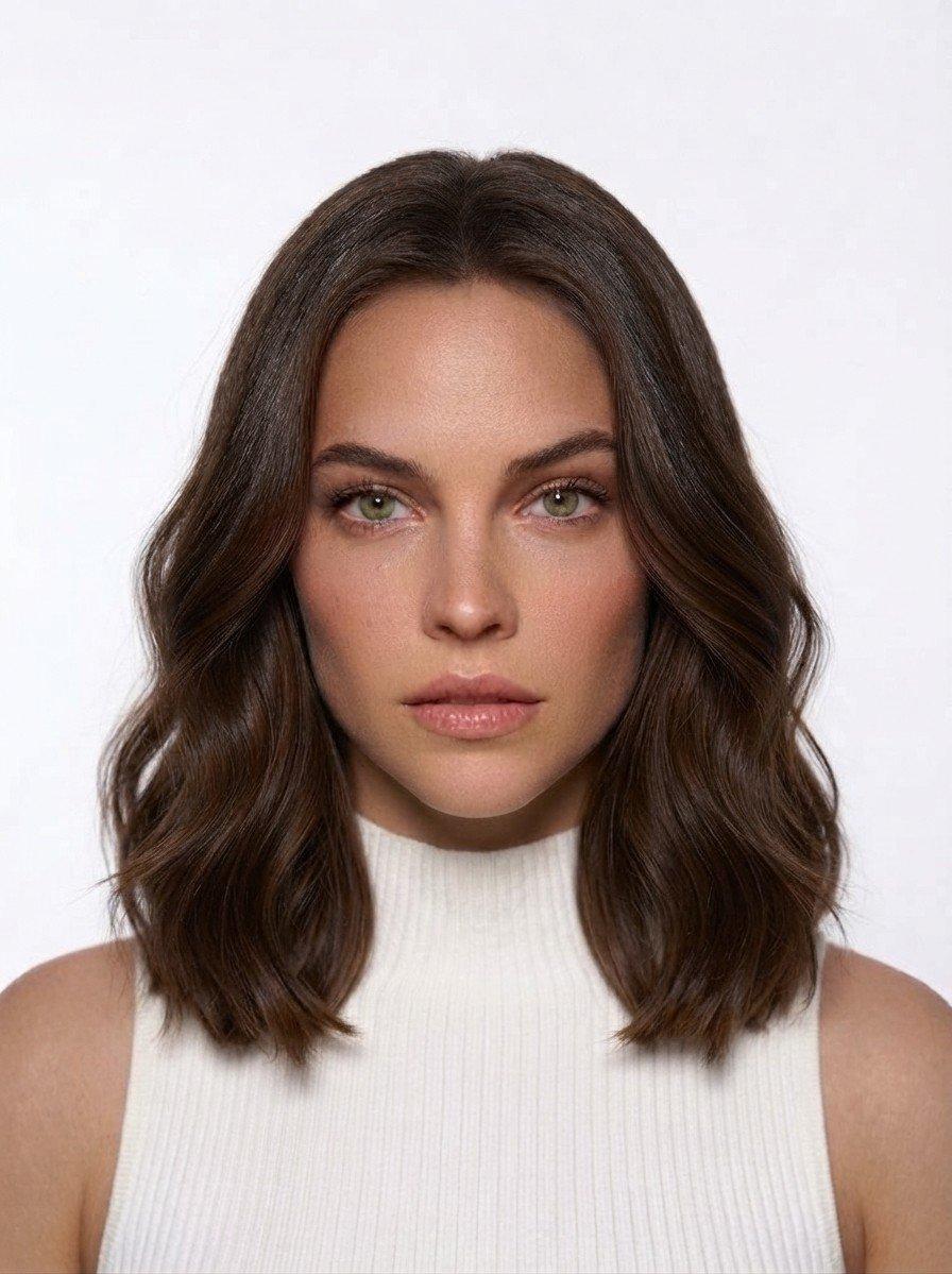Wavy Lob hairstyle