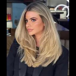 Long Layered Blonde