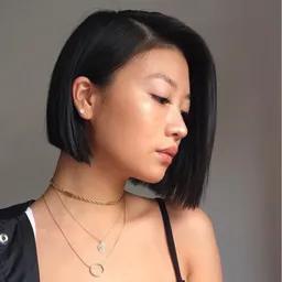 Sleek Side-Parted Bob