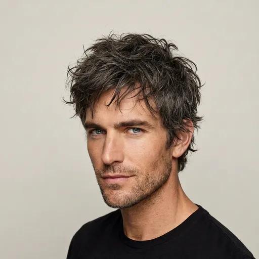 Messy Textured hairstyle