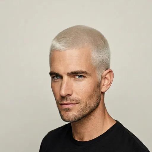Bleached Buzzcut hairstyle