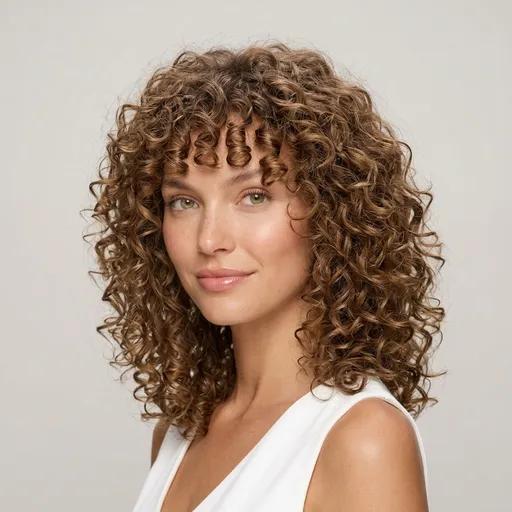 Curly Bangs hairstyle