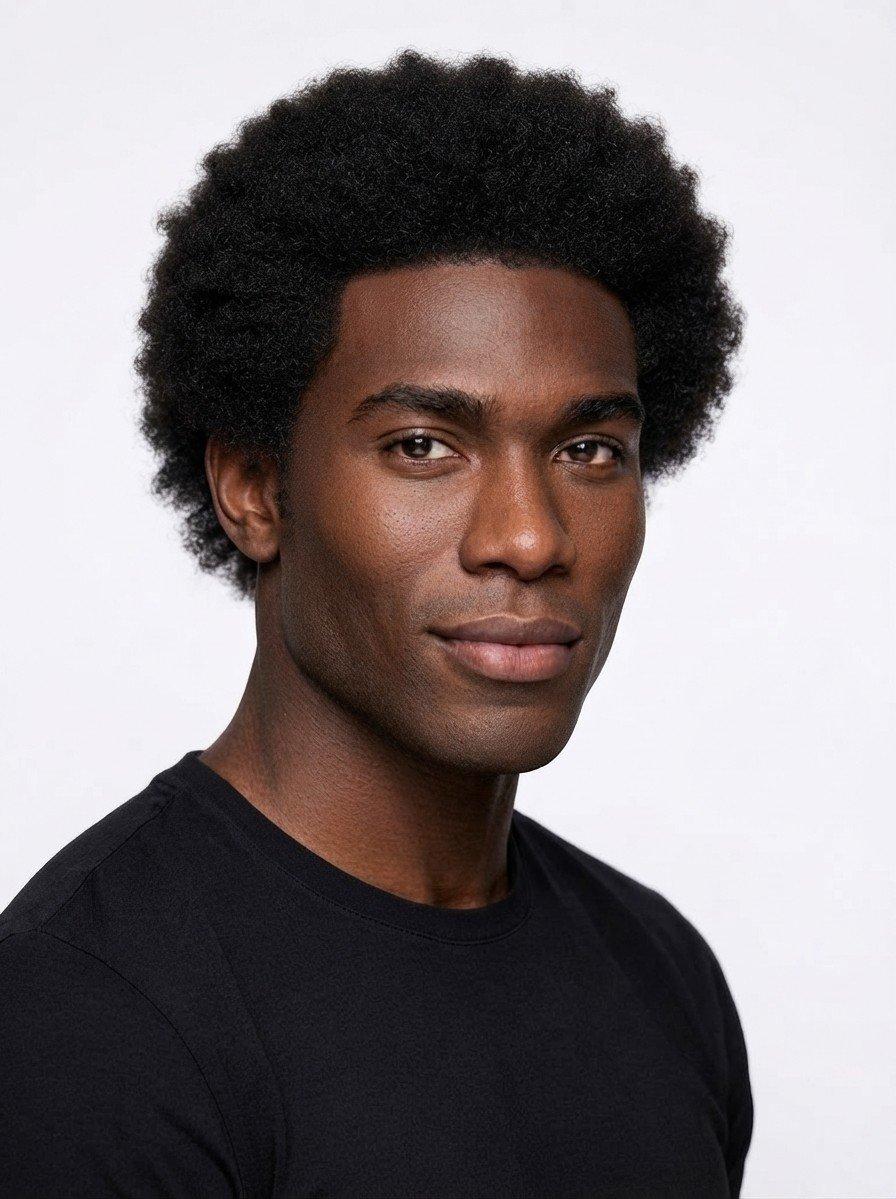 Afro hairstyle