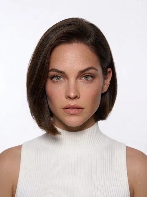 Asymmetrical Bob, a hairstyle for a cowlick