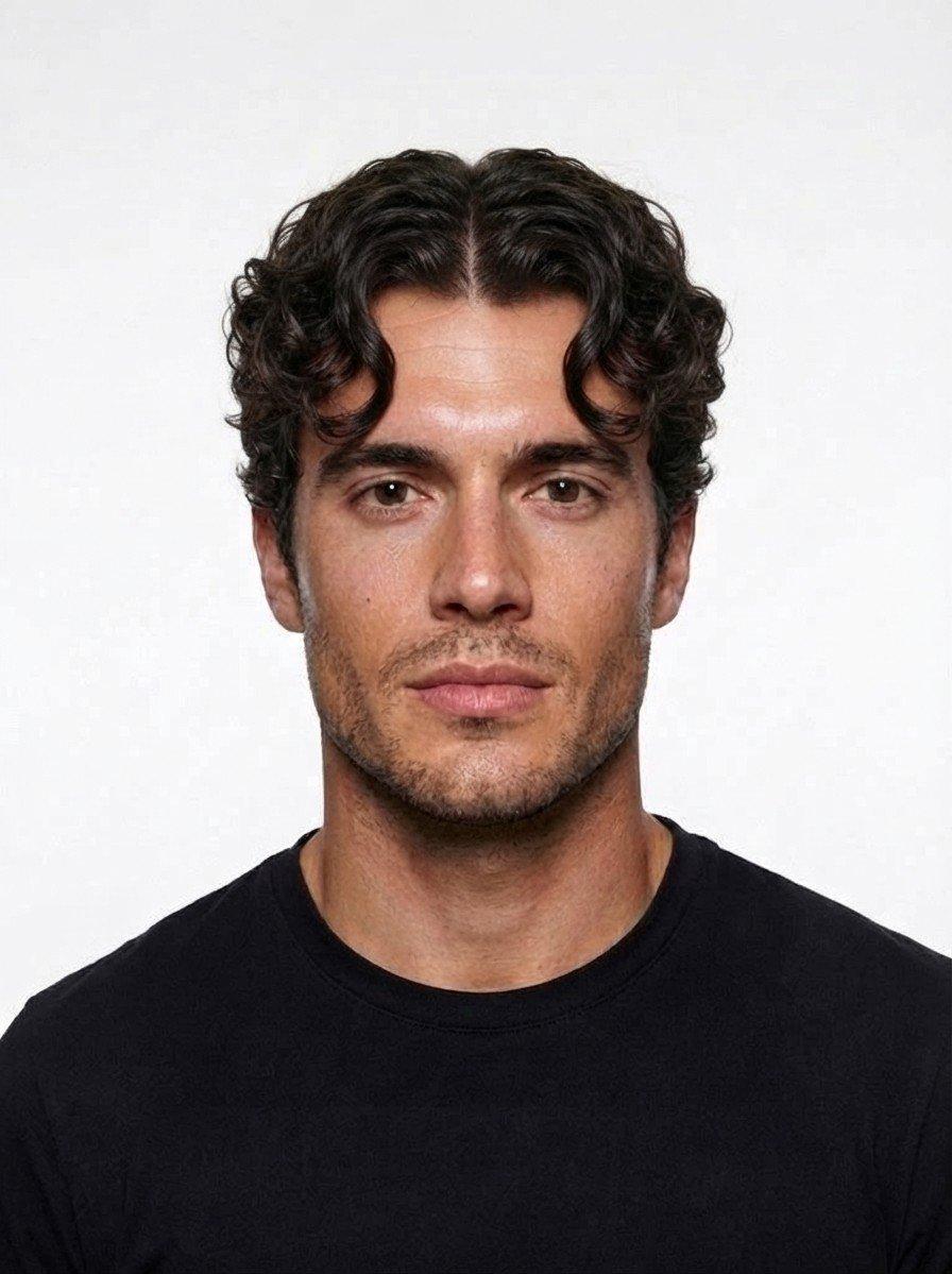 Curtain Hair hairstyle