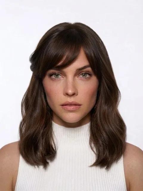 Side-Swept Bangs: go with it