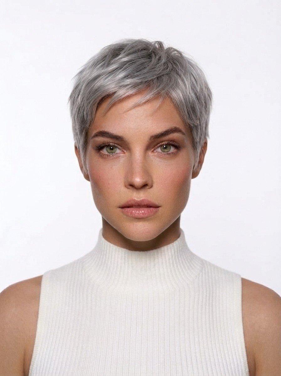 Silver Pixie hairstyle