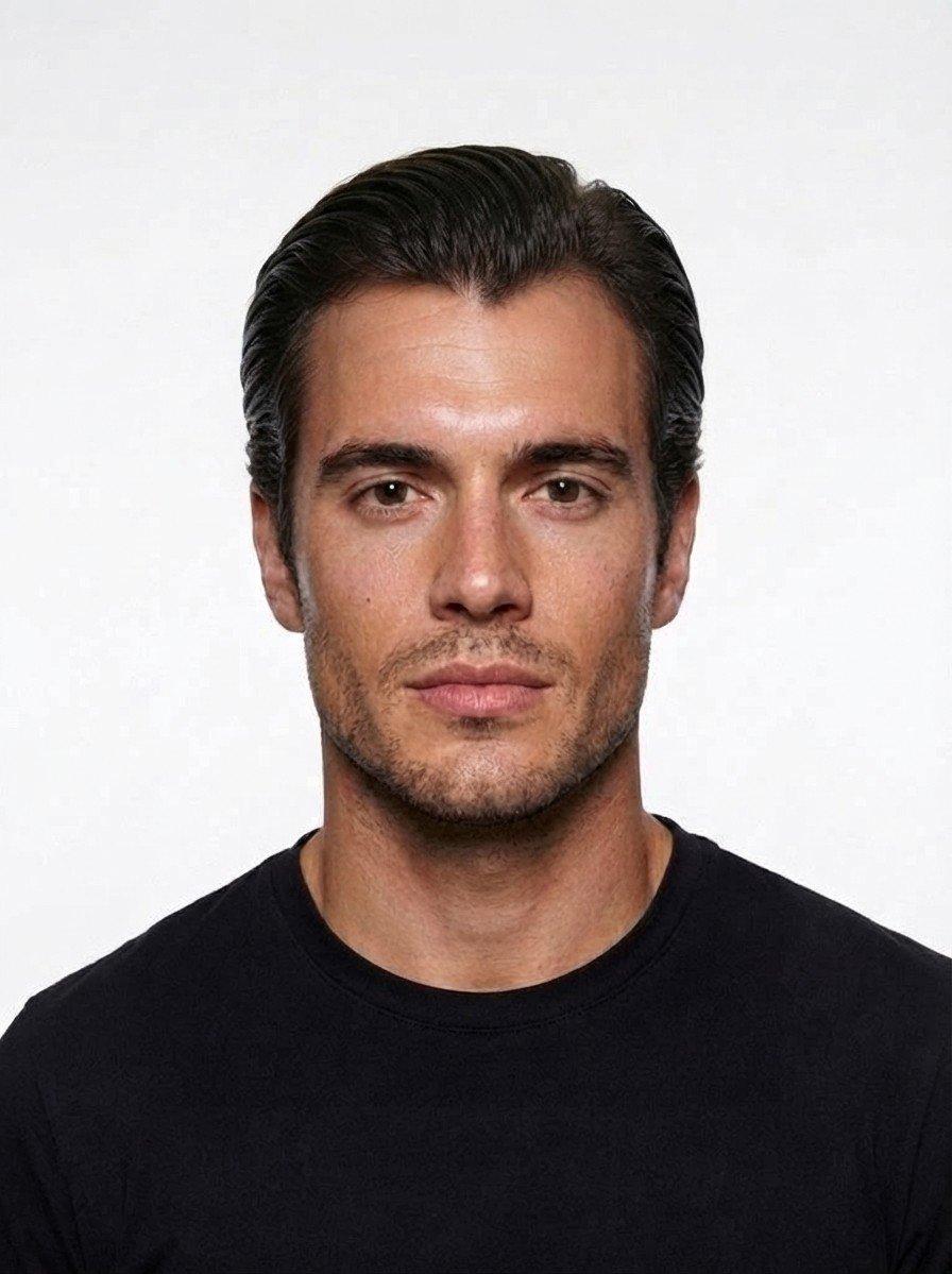 Slick Back hairstyle